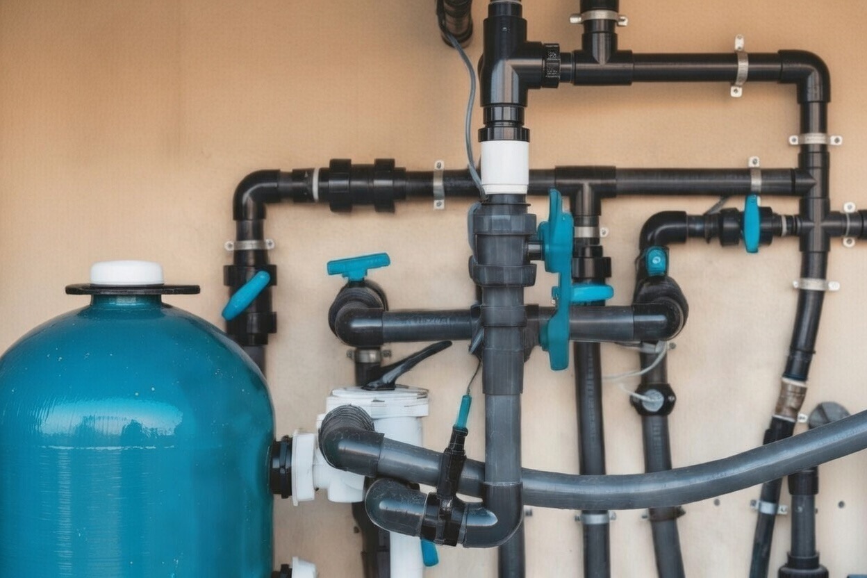 Pool filtration and pump equipment